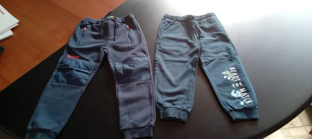 Pantaloni tuta bambino 3/4 anni