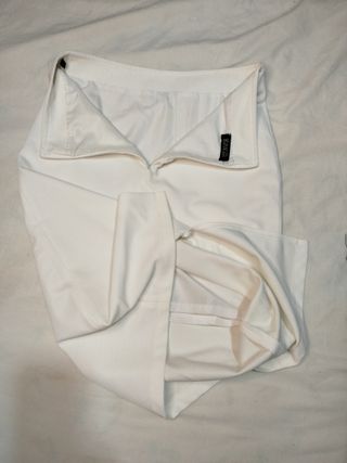 Falda tubo blanca talla M
