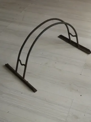 Soporte bicicleta antiguo