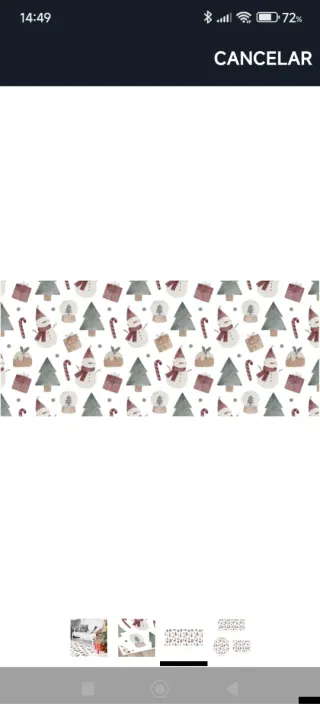 Alfombra PVC Navidad 100x65