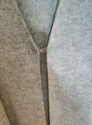 Cardigan lungo Candida Grigio Taglia Unica