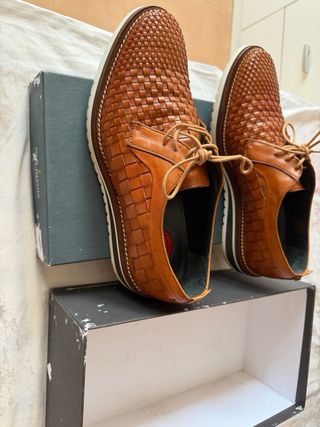 Zapatos Angel Infantes Piel Trenzada Únicos