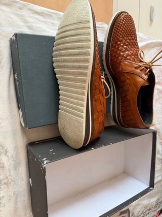 Zapatos Angel Infantes Piel Trenzada Únicos