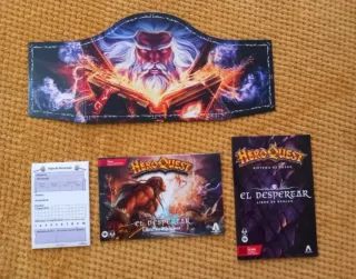 HeroQuest El Despertar, manual, libro de retos....