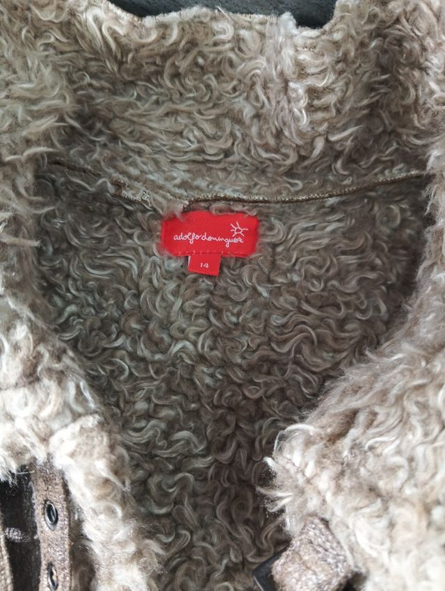 Cazadora Adolfo Dominguez Piel Vuelta Talla 14