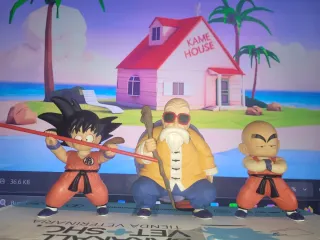 Figuras Dragon Ball: Goku, Mutenroshi, Krilin