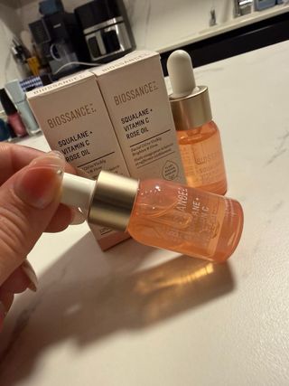Biossance Squalane + Vitamina C Rose Oil