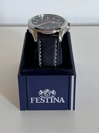 Reloj Festina Caballero azul y Plateado