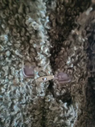 Abrigo Zara Lana Verde Oliva