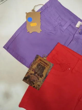 2 minifaldas vaqueras sin estrenar T.36