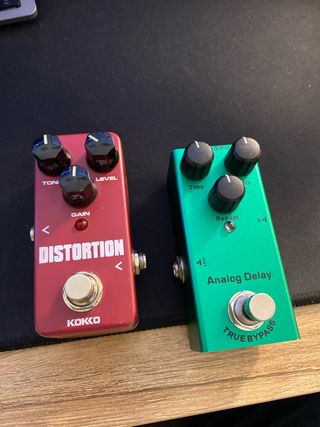 Pedal Guitarra KOKKO Distortion y Delay