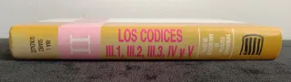 LIBRO LOS CÓDICES III.1, III.2, III.3, IV y V