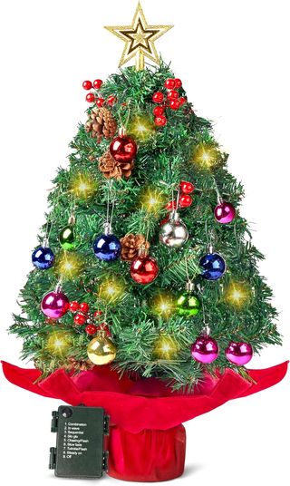 ✨ - Joiedomi Ã�rbol de Navidad de mesa iluminado d