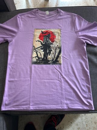 Camiseta Estampada Samurai