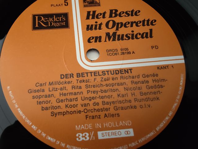 Vinilo Der Bettelstudent