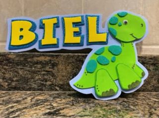 Nombres personalizados goma EVA infantiles