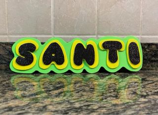 Nombres personalizados goma EVA infantiles