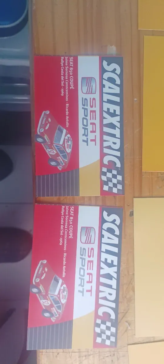Fichas Scalextric Seat Sport