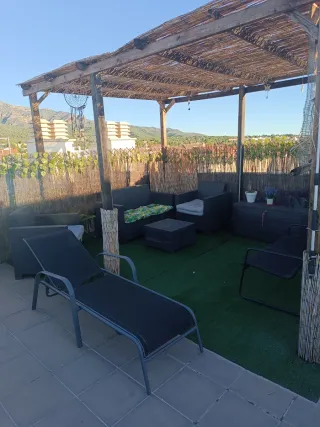 Pérgola de jardín/terraza madera incluido todo lo