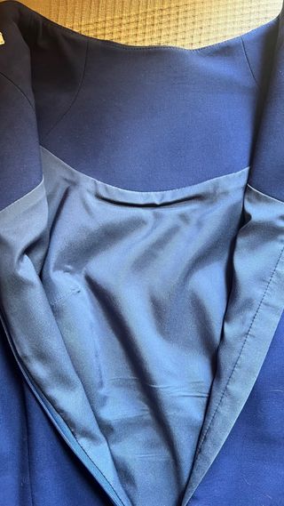 Elegante Vestido Miller Azul Marino