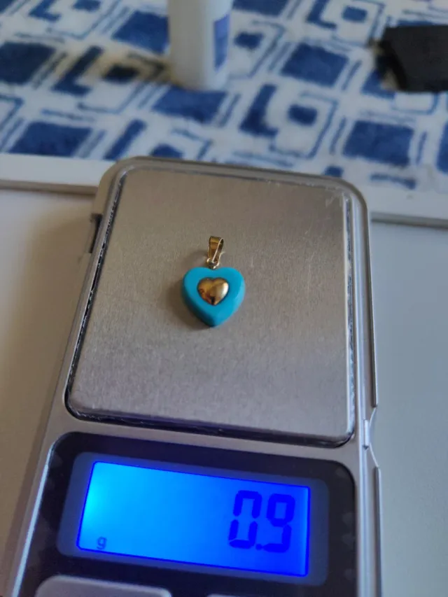 Colgante  Oro 18k Turquesa