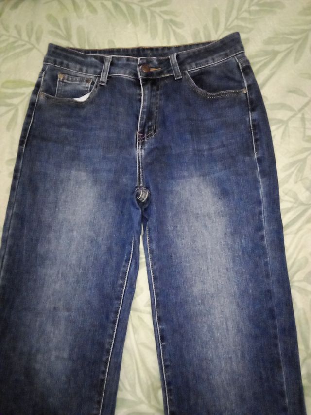 Pantalones Vaqueros Engomado Talla 42