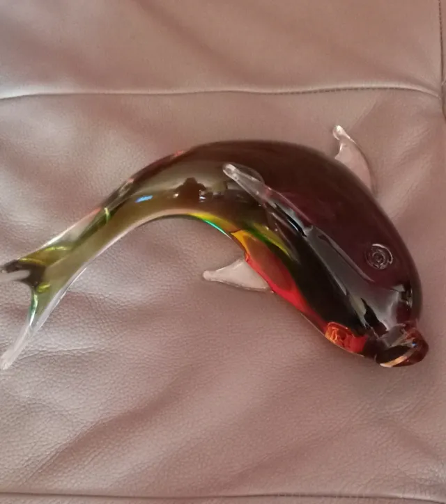 ❌Escultura de pez Millefiori de Cristal de MURANO