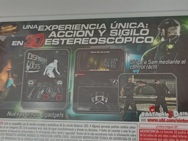 Tom Clancy's Splinter Cell 3D Nintendo 3DS