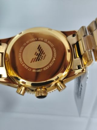 Reloj Emporio Armani AR5857 Dorado Cronógrafo