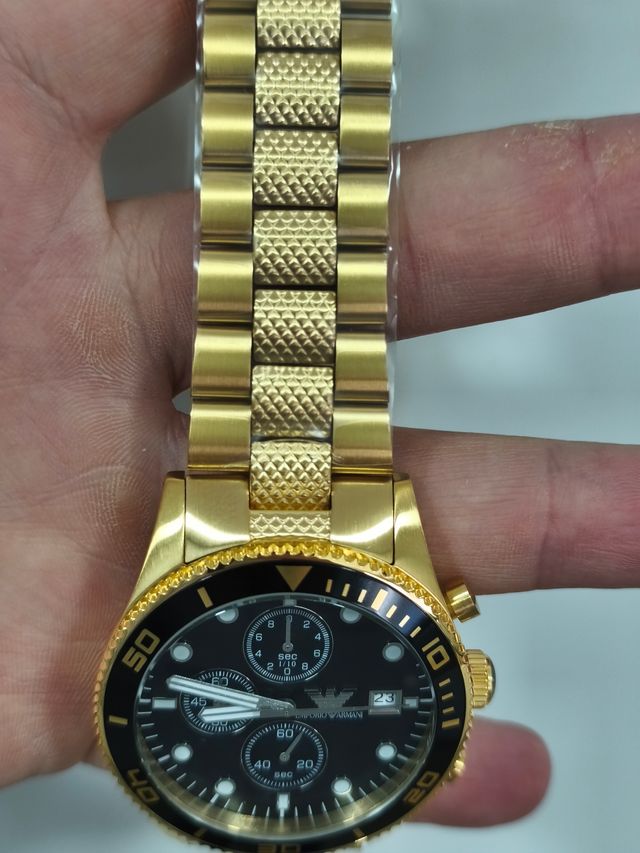 Reloj Emporio Armani AR5857 Dorado Cronógrafo