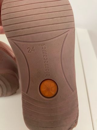 Zapatos Biomecanics Niña Talla 24 Rosa