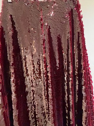 Falda Zara lentejuelas 