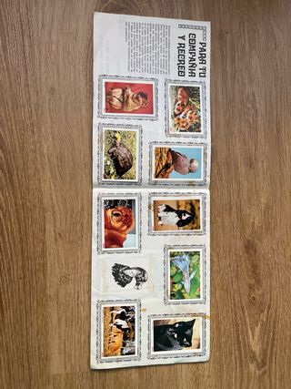 Álbum de cromos Infancia de los animales