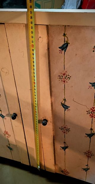 Jugué Armario vintage, ropa muñecas