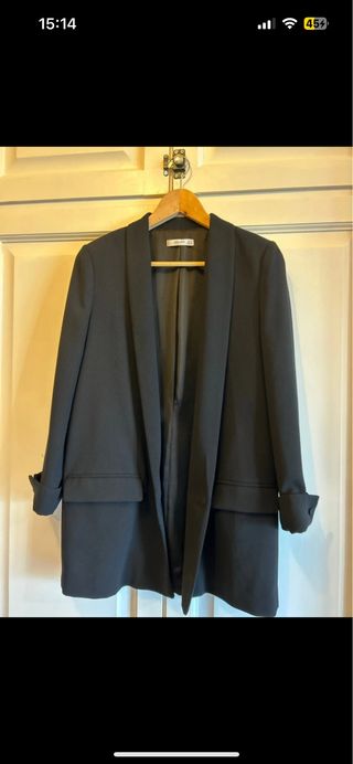 Blazer nero Mango