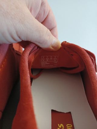 Clarks WallabeeEVO Talla 44 Rojo/Marrón