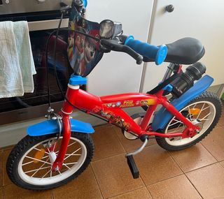Bicicleta Patrulla Canina 14 Roja