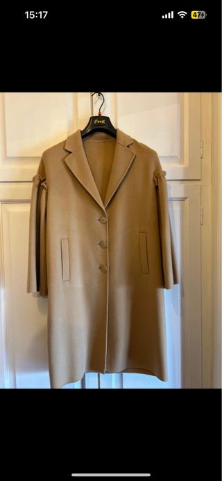 Cappotto Pinko color cammello