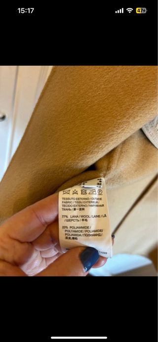 Cappotto Pinko color cammello