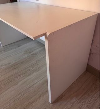 Escritorio blanco laminado alta densidad