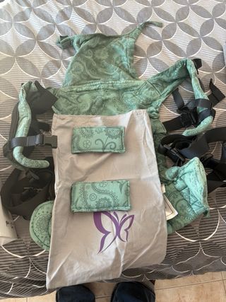 Mochila Portabebés Fidella Fusion verde