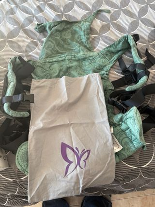 Mochila Portabebés Fidella Fusion verde