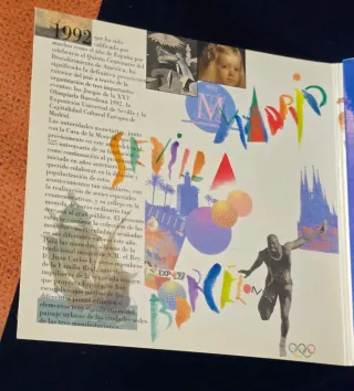 Cartera Oficial Monedas 1992 FNMT