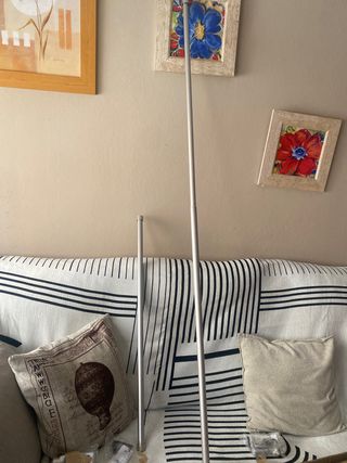 Barra Cortina Níquel 2.5cm 36-72in