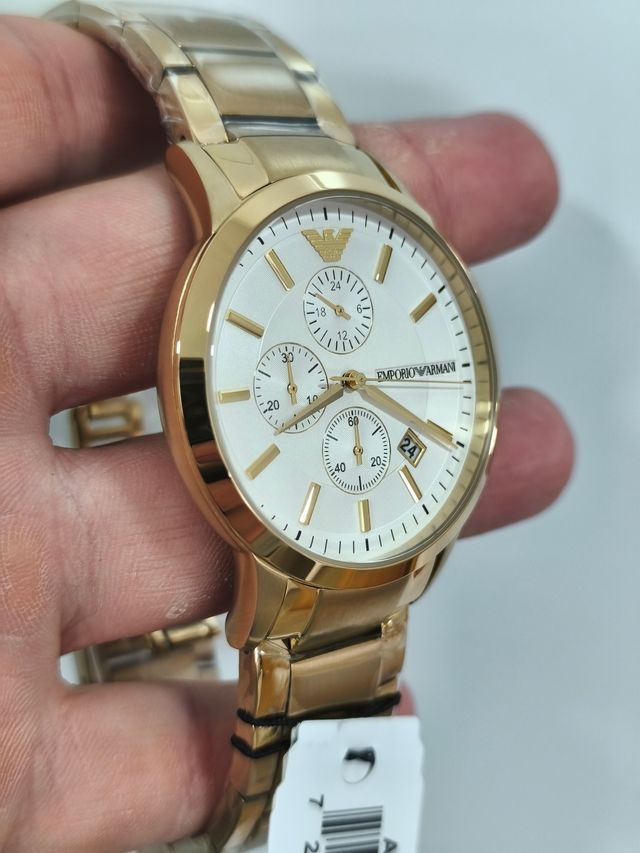 Reloj Emporio Armani AR11332 Dorado caja, papeles