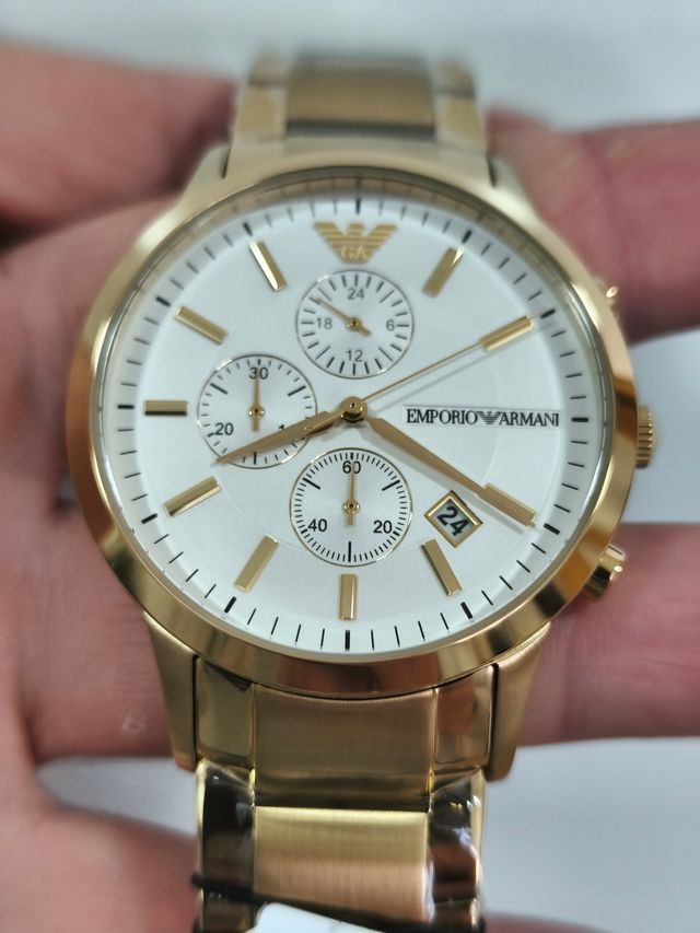Reloj Emporio Armani AR11332 Dorado caja, papeles