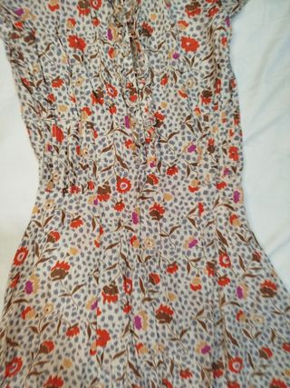 Vestido floral Mango Talla S