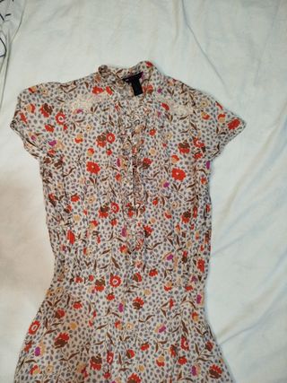 Vestido floral Mango Talla S