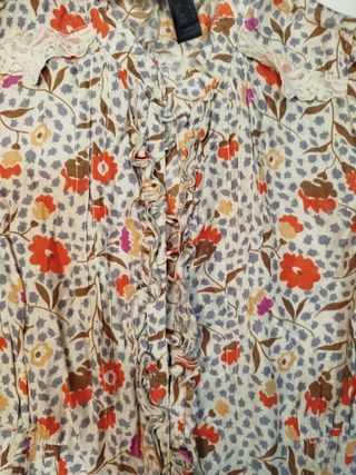 Vestido floral Mango Talla S