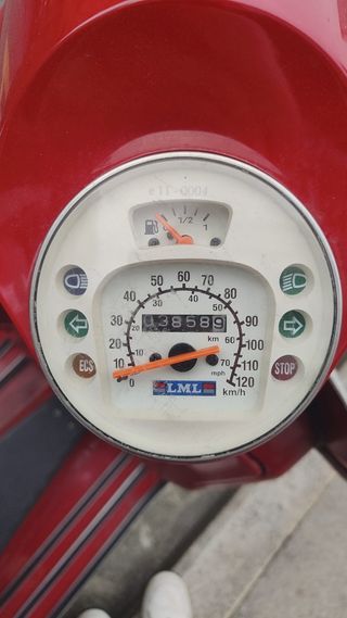 LML STAR 125 4T AUTOMÁTICA, REPLICA Vespa Roja 125